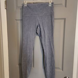Lululemon dusty blue leggings sz 8